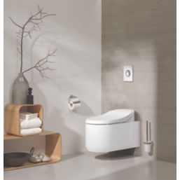 Grohe Start Cube Toilet Brush Set Chrome