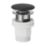 Swirl Caldew Black 121mm Standard Lever Mono Basin Mixer Tap  With Clicker Waste