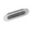 Eurospec Oval Flush Pull Handle 120mm Polished Stainless Steel