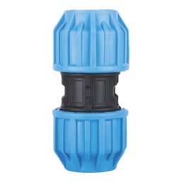 Flomasta  MDPE Straight Coupler 25mm x 25mm