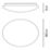 LAP Dea LED Bathroom Ceiling Light 2700K White 8W 1000lm