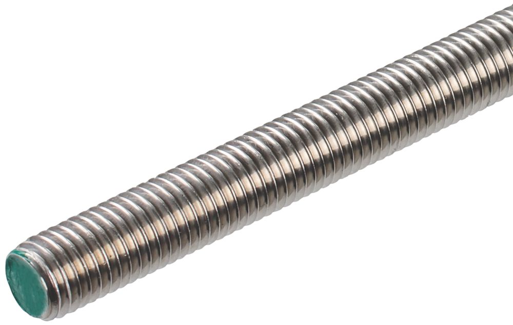 Easyfix A2 Stainless Steel Threaded Rods M12 x 1000mm 5 Pack Screwfix
