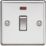 Knightsbridge  45A 1-Gang DP Control Switch Polished Chrome with LED
