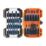 Spyder Mach-Blue 1/4" Hex Shank Mixed Impact Driver Bits 30 Piece Set