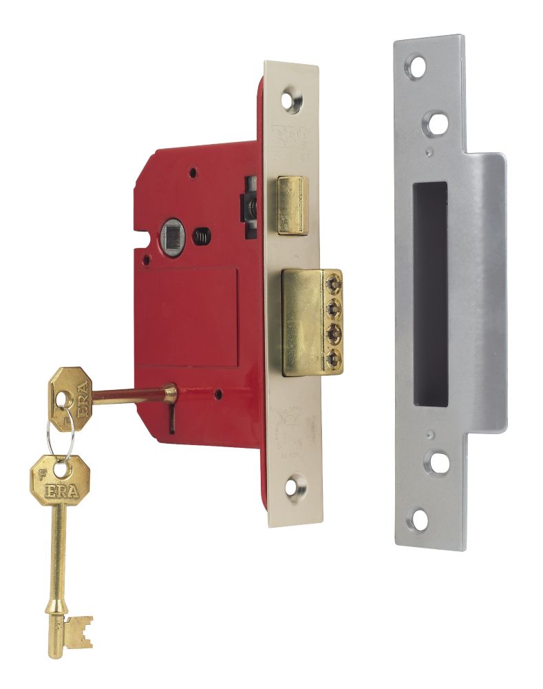British Standard 5 Lever Sashlock 76mm Case In Satin Stainless Steel
