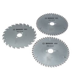 Bosch Pro Wood Circular Saw Blades 190mm x 30mm 24T / 48T 3 Pack