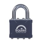 Squire 35 Laminated Steel Master Keyed Weatherproof   Padlocks 44mm 10 Pack