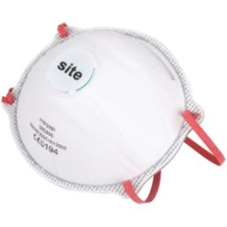 Site  Moulded Valved Masks P3 5 Pack