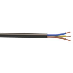 Time 3183Y Black 3-Core 1.5mm² Flexible Cable 10m Coil
