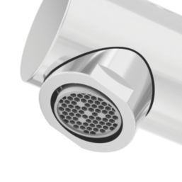 Swirl Bonda Chrome 136mm Cloakroom Round Head Mono Basin Mixer Tap  With Waste