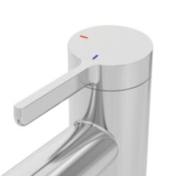 Swirl Bonda Chrome 136mm Cloakroom Round Head Mono Basin Mixer Tap  With Waste