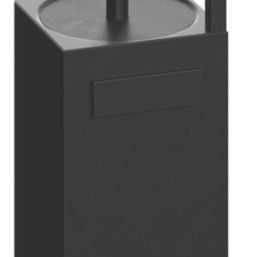 Elland Toilet Brush & Roll Holder Black