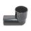 FloPlast  Conversion Bends 90° Black 32mm 5 Pack