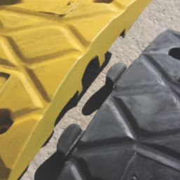 JSP Speed Bump Ends Yellow 400mm 2 Pack
