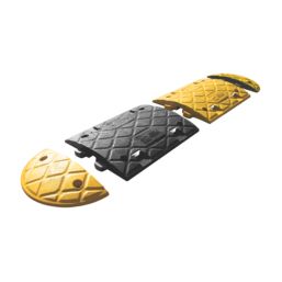 JSP Speed Bump Ends Yellow 400mm 2 Pack