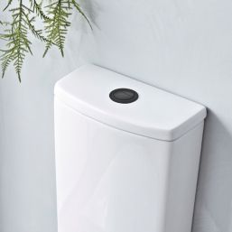 Brixton Dual-Flush Close Couple Cistern Flushing Button Black