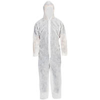 Disposable Coverall White XX Large 55" Chest 33" L