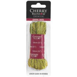 Cherry Blossom  Shoe Laces Tan / Yellow 140cm 1 Pair