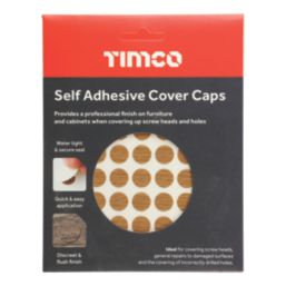 Timco 13mm 112 Pack Winchester Oak Screw Cover Stickers