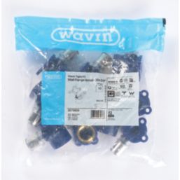 Wavin Tigris  Multi-Layer Composite Press-Fit Adapting 90° BSP Female Plate Elbows 0.75" x 20mm 10 Pack