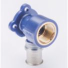 Wavin Tigris  Multi-Layer Composite Press-Fit Adapting 90° BSP Female Plate Elbows 0.75" x 20mm 10 Pack