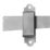 Smith & Locke Twisted Ring Gate Latch Silver 152mm