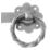 Smith & Locke Twisted Ring Gate Latch Silver 152mm