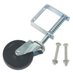 GateMate Medium Duty Gate Wheel 100mm Silver