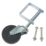 GateMate Medium Duty Gate Wheel 100mm Silver