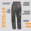 Site Kirksey Work Trousers Grey / Black 28" W 30" L