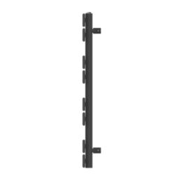 Flomasta Cantilever 800mm x 400mm 1017BTU Black Vertical Designer Radiator