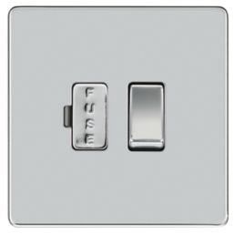 LAP  13A Switched Fused Spur  Polished Chrome