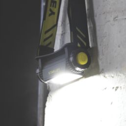 Stanley   LED Head Torch with Magnet Black & Yellow 300lm