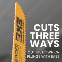 Spyder 3x3  Multi-Material Reciprocating Saw Blade 150mm