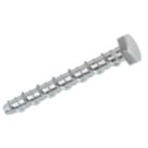 Rawlplug LX Zinc-Plated Steel Concrete Screwbolts M8 x 75mm 10 Pack
