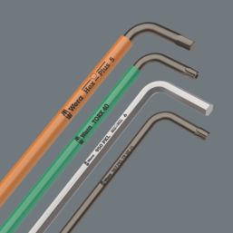 Wera 967/9 TX XL Multicolour HF 1 TX Long L-Key Set 9 Pcs