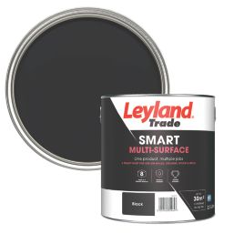 Leyland Trade 2.5Ltr Black Eggshell Emulsion Multi-Surface Paint