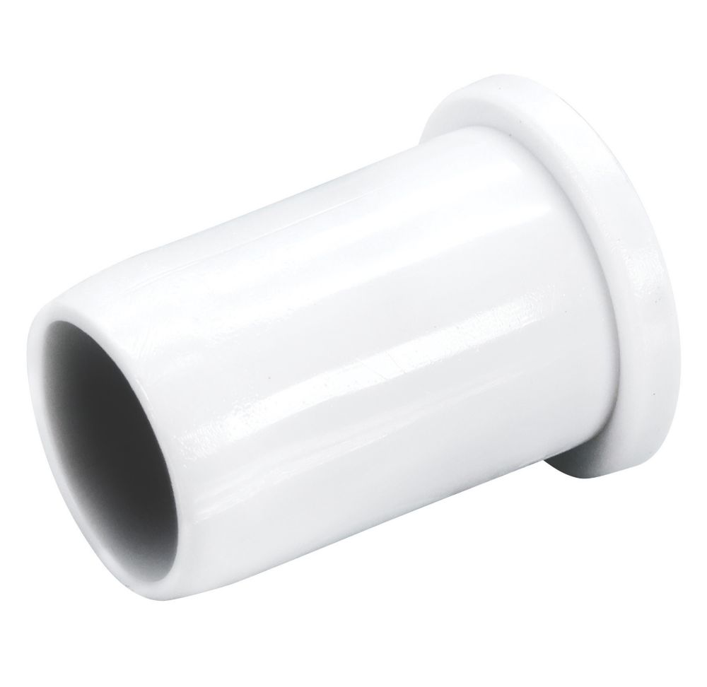 FloPlast FloFit+ Plastic PushFit Inserts 15mm 50 Pack Screwfix