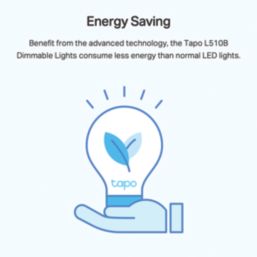 TP-Link Tapo E27 GLS LED Smart Light Bulb 8.3W 806lm