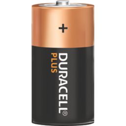 Duracell Plus C 1.5V Alkaline Batteries 4 Pack