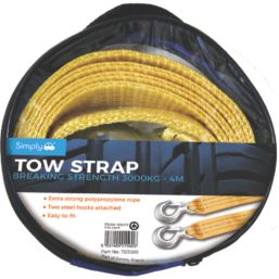 Simply Auto 3000 kg Tow Strap 4m
