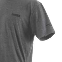 DEWALT Typhoon Short Sleeve T-Shirt Black/Grey Medium 39-41" Chest