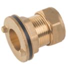 Midbrass  Brass Compression Tank Connector 3/4"