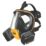 DEWALT  Medium Full Face Mask Respirator A2-P3
