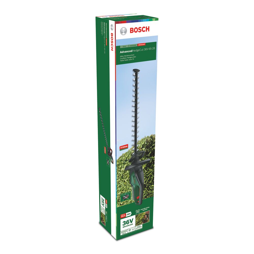 Bosch advanced 2025 36v hedge trimmer