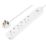 British General 13A 3-Gang Switched  Smart Extension Lead White 1m