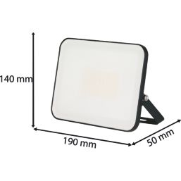 Brackenheath iSpot Frameless II Indoor & Outdoor LED Floodlight Black 50W 5500lm