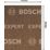 Bosch Expert N880 Metal Fleece Pads 140mm x 115mm Brown 2 Pack