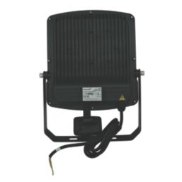 Brackenheath  Outdoor LED Floodlight With PIR Sensor Black 100W 11,000lm