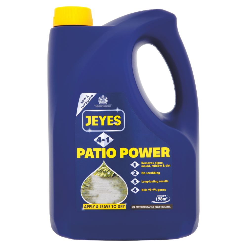 Jeyes Patio & Decking Power 4Ltr Screwfix